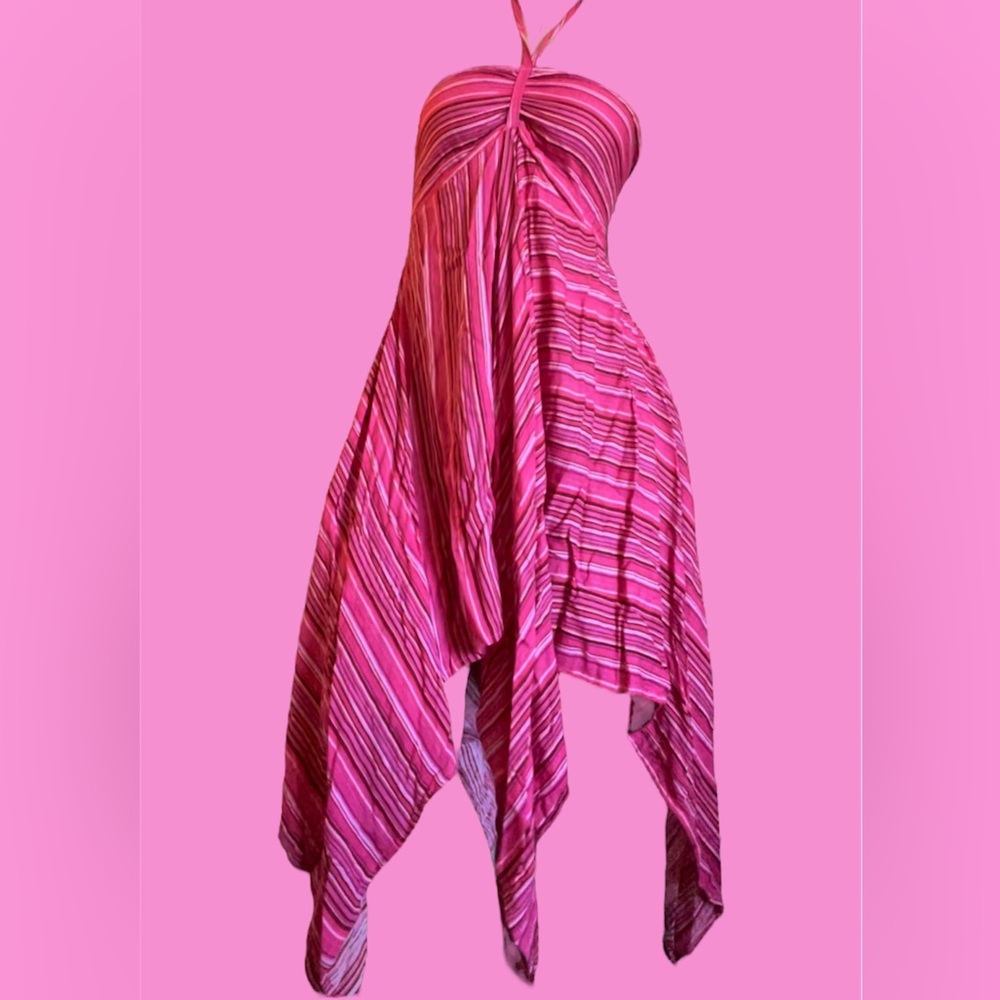 Pink Striped Fairy Dress